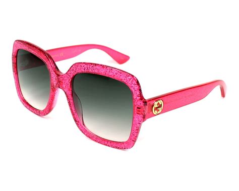 gucci oversized pink glitter shades|gucci sunglasses pink lens.